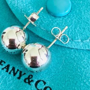 🌹10mm Tiffany & Co. Hardware Bead Earrings / RETIRED EARRINGS